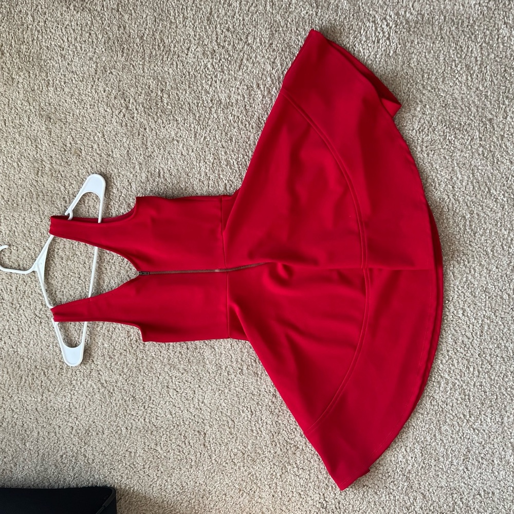 Lulu’s Red Skater Dress